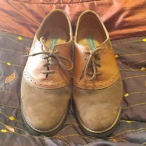 G.H. Bass Men’s Leather Suede Shoes, Size 9 M
